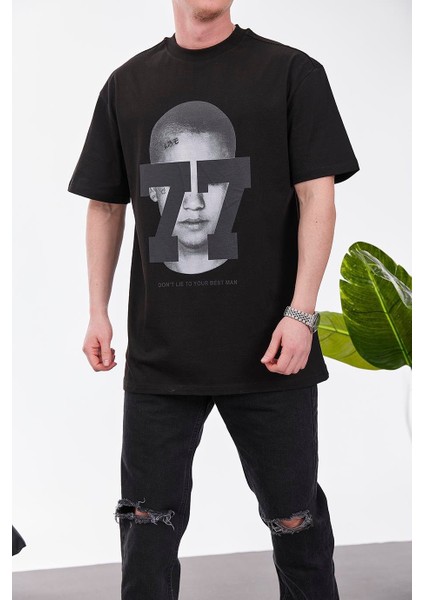 77 Dont Lie Siyah Tshirt fiyatları