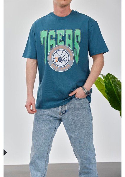 76ers Petrol Mavisi Tshirt fırsatları
