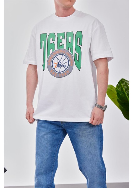 76ers Beyaz Tshirt modelleri