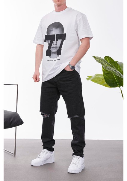 77 Dont Lie Beyaz Tshirt