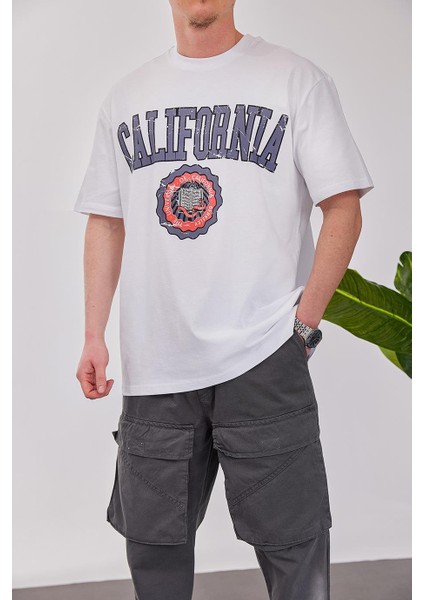 California Berkeley Beyaz Tshirt