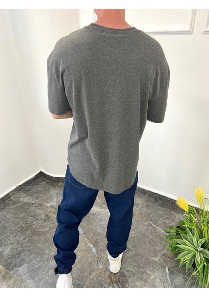 Oval Kesim Basic Füme Tshirt modelleri