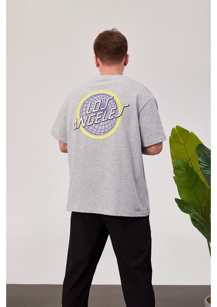 Los Angeles Gri Tshirt