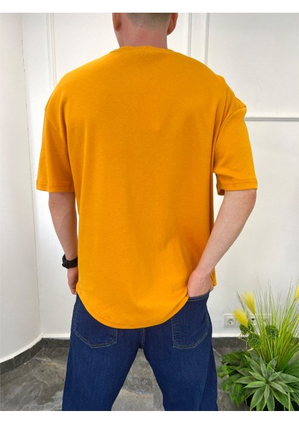 Oval Kesim Basic Turuncu Tshirt fiyatları