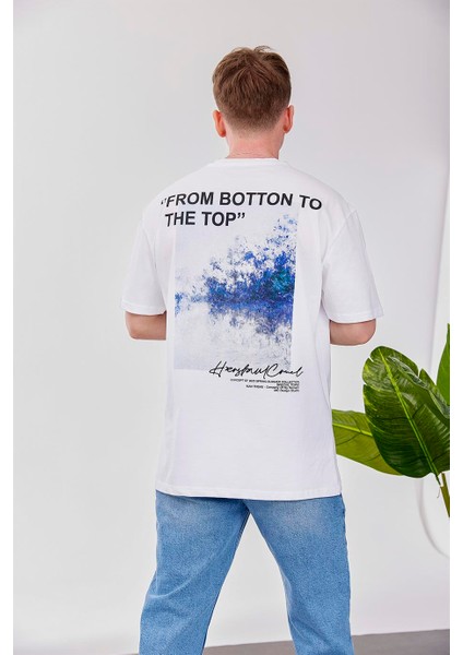 From Botton To The Top Beyaz Tshirt modelleri