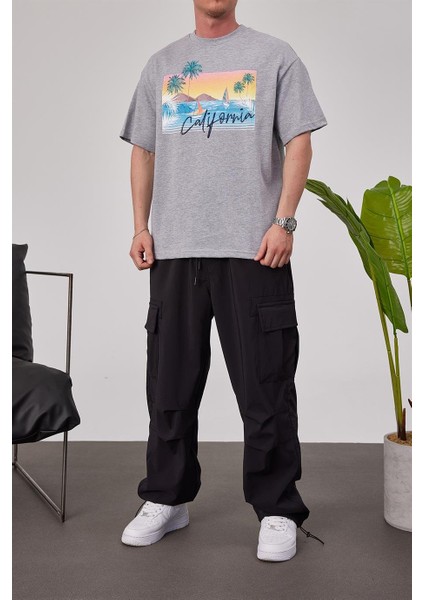 California Beach Gri Tshirt
