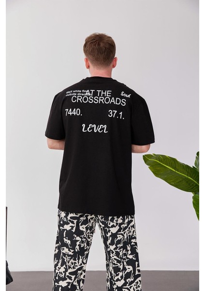 The Crossroads Siyah Tshirt