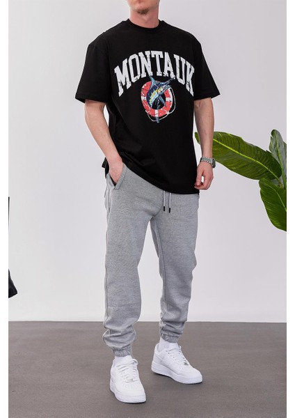 Montauk Siyah Tshirt