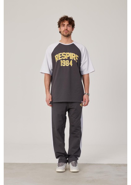 Respire 1984 Baskılı Gri Tshirt