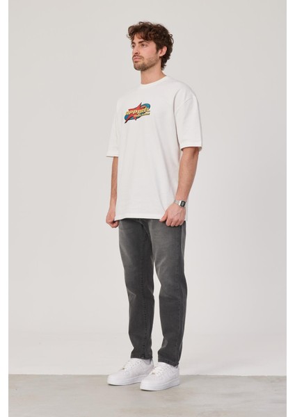 Apparel Baskılı Beyaz Tshirt modelleri
