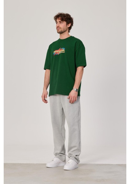 Apparel Baskılı Yeşil Tshirt