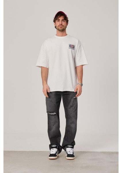 Brand Worldwide Baskılı Beyaz Tshirt fırsatları