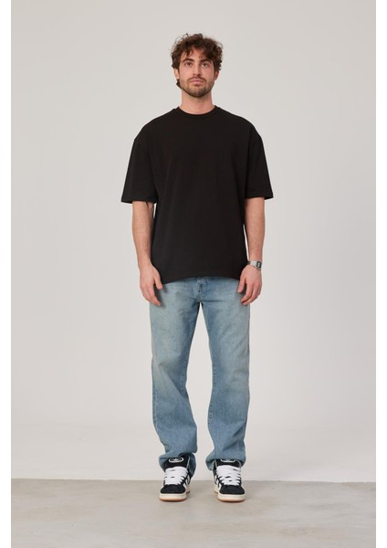 Siyah Oversize Basic Tshirt