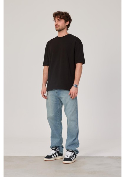 Siyah Oversize Basic Tshirt