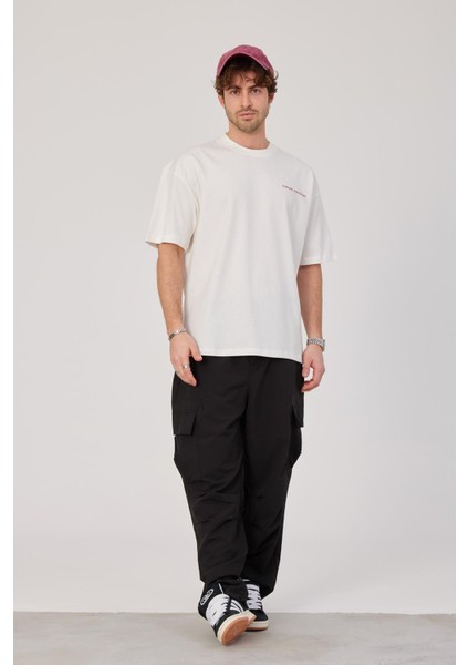 Vintage Athleisure Yazılı Beyaz Tshirt fiyatları