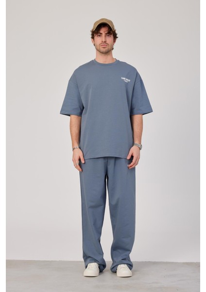 Care About Yazılı Pastel Mavi T-Shirt indirimleri