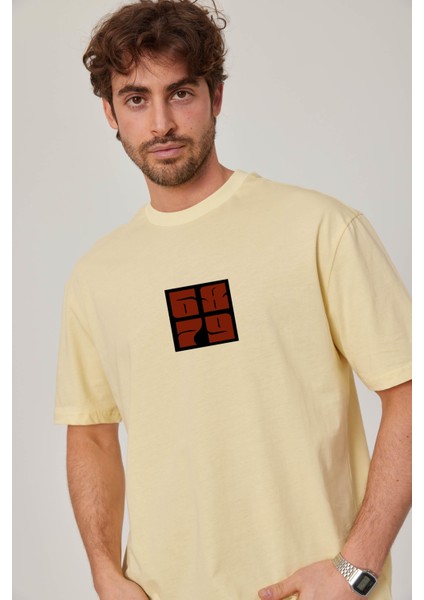 6879 Baskılı Sarı Tshirt fiyatları
