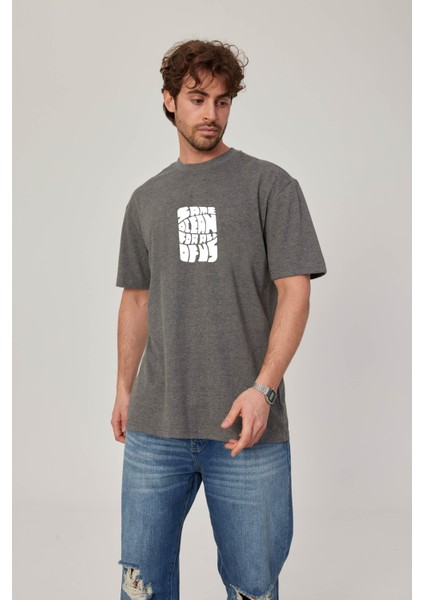 Same Ocean Yazılı Gri Tshirt modelleri