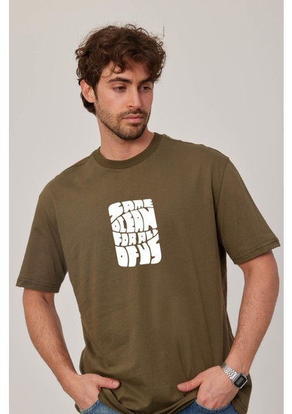 Same Ocean Yazılı Yeşil Tshirt modelleri