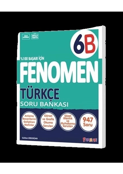 Fenomen Yayıncılık 6 Türkçe B Soru Bankası