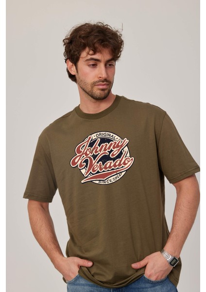 Johnny Verado Baskılı Yeşil Tshirt fiyatları