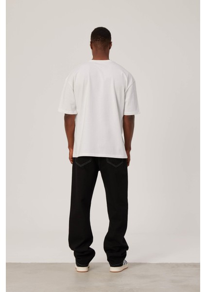 Vintage League Önü Baskılı Beyaz Tshirt modelleri