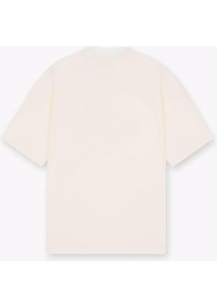 Sunset Renkli Baskılı Krem Tshirt fiyatları