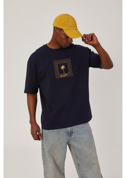 Creative Yazılı Lacivert Tshirt fiyatları