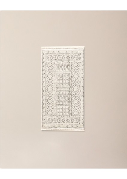 Foıson Halı - Krem - 80x150 Cm