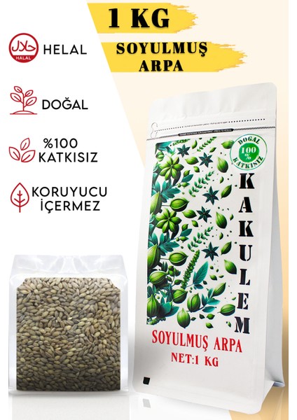 Sertifikalı Köy Usulü Kabuksuz Soyulmuş Arpa 1 kg