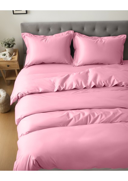 %100 Pamuk 62 Tel (155 TC) Tek Kişilik Nevresim Seti (2 Yastık)