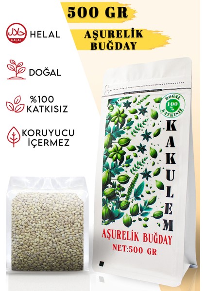 Sertifikalı Pilavlık Çorbalık Yemeklik Aşurelik Buğday 500 gr