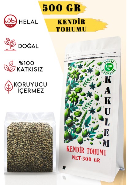 Sertifikalı Kendir Çedene Tohumu 500 gr