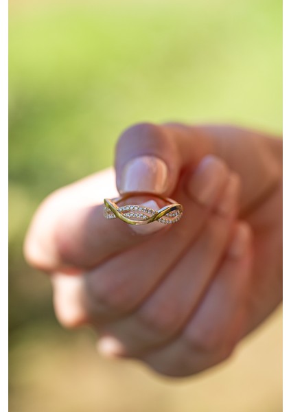 Taşlı Altın Yüzük YZKKCGK038 fiyatları