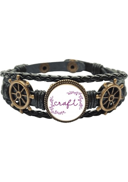 Sanatçı Çalışmaları, Deri Kaplı Ocean Bracelet Wristband Çerçevesi (Yurt Dışından)