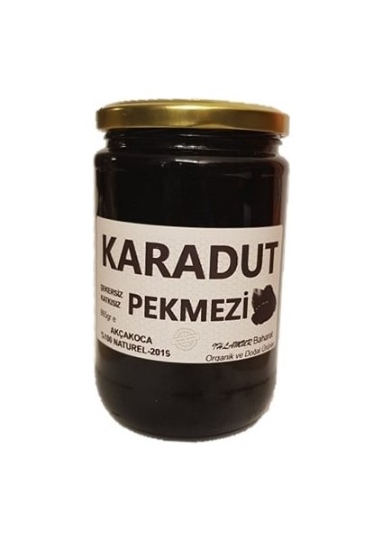 Naturel Karadut Pekmezi ( Kara Dut) Şekersiz 865 gr