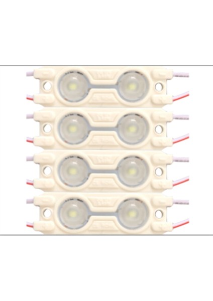 LED Modül Lamba 12V 2 Ledli Küçük Beyaz