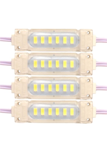 LED Parmak Modül Lamba 12V 6ledli Beyaz