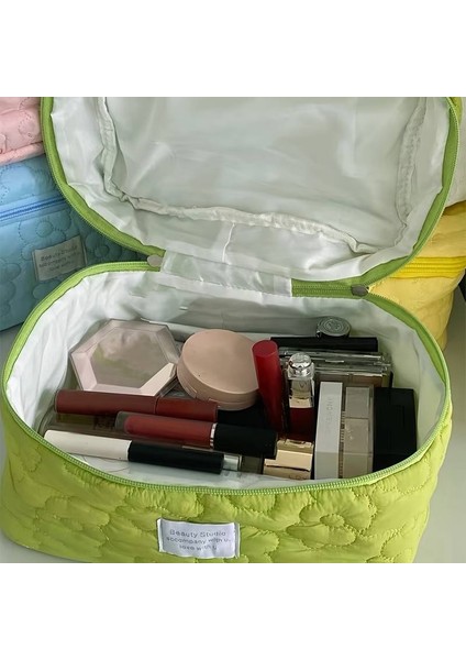 Seyahat Makyaj Çantası Çok Amaçlı Kişisel Bakım Kozmetik Çantası Estetik Bohem Yıkanabilir Yumuşak Şık Makyaj Çantası Make Up Beauty Makyaj Çantası fırsatları