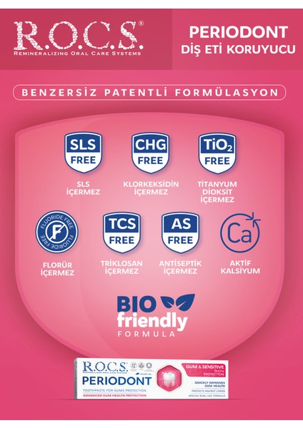 R.O.C.S. Periodont Dişeti Bakımına Özel Diş Macunu 94 gr