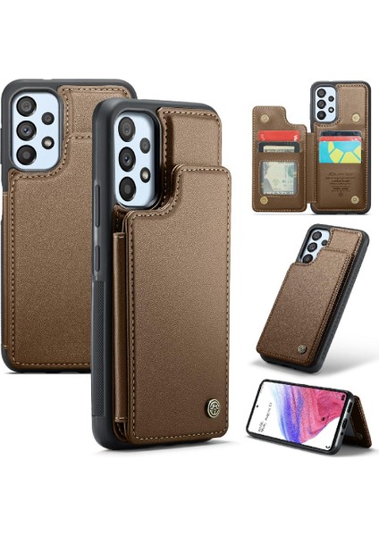 Samsung Galaxy A53 5g Ince Darbeye Vaka Pu Rfıd Için Caseme Cüzdan Kılıf (Yurt Dışından)