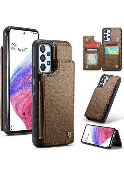 Samsung Galaxy A53 5g Ince Darbeye Vaka Pu Rfıd Için Caseme Cüzdan Kılıf (Yurt Dışından) fiyatları