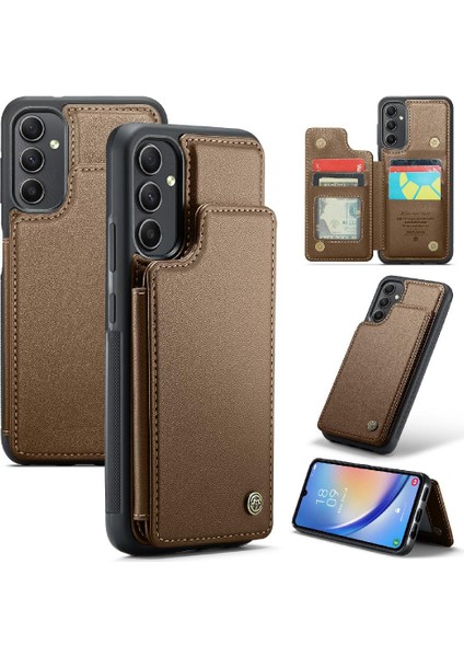 Samsung Galaxy A54 5g Rfıd Engelleme Kart Tutucu Pu Için Caseme Cüzdan Kılıf (Yurt Dışından)