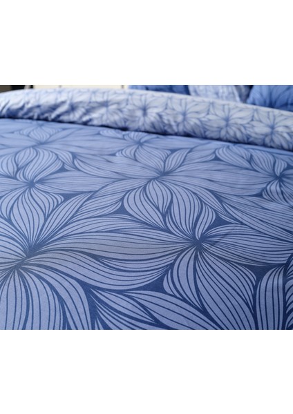 Ranforce Nevresim Takımı Palmera Çift King Size - Lacivert modelleri