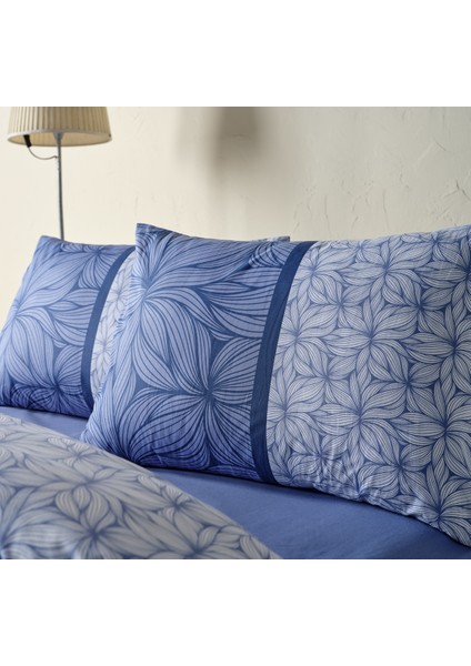 Ranforce Nevresim Takımı Palmera Çift King Size - Lacivert fırsatları