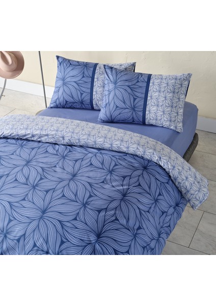 Ranforce Nevresim Takımı Palmera Çift King Size - Lacivert indirimleri