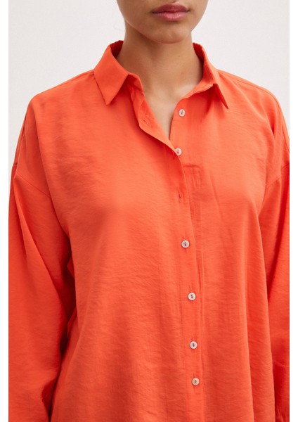 Basic Modal Gömlek Oranj modelleri