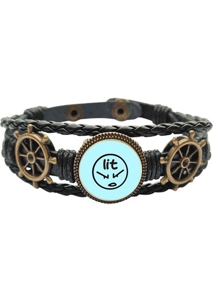 Kızgın Kızgın Kızgın Kızgın Kızgın Kızgın Kızgın Deri Kızgın Okyanus Bracelet Wristband (Yurt Dışından)