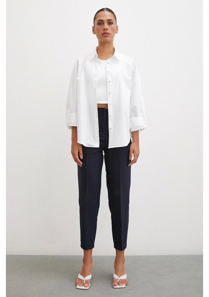 Kol Apoletli Gömlek Beyaz fiyatları