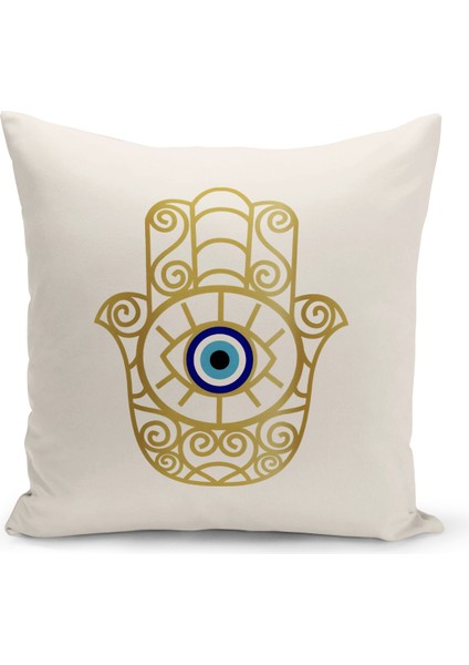 Nazar Serisi Çift Tarafı Dijital Baskılı 4'lü Kırlent Kılıfı Seti (Evil Eye Cushion Cover) fiyatları